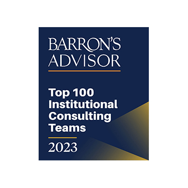 Barrons advisor top 100 institutional consulting teams.